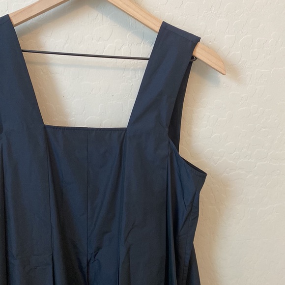 COS Technical Pleated Dress Blue Size 8 Medium - Picture 6 of 11